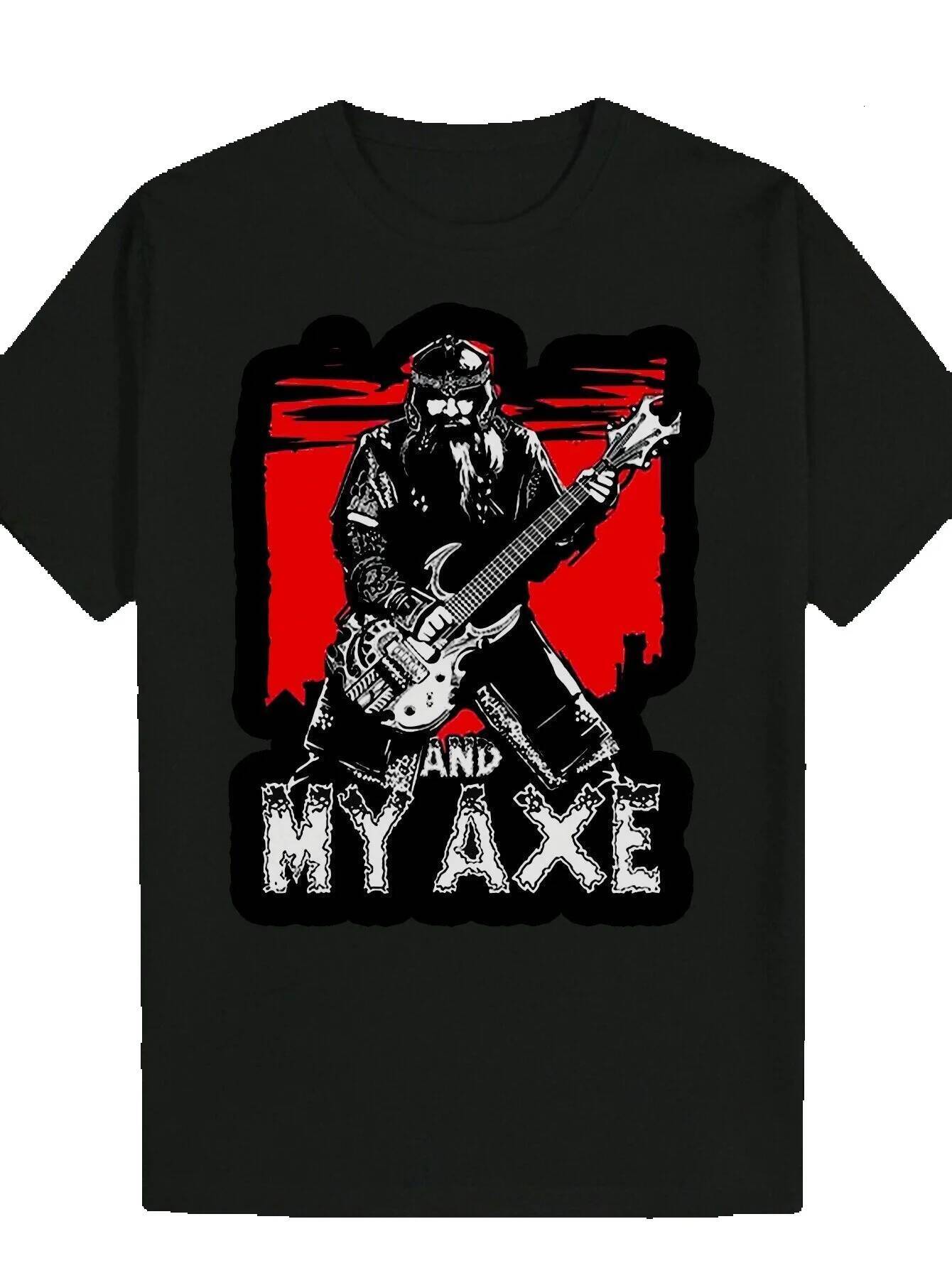 Funny Short Sleeve Graphic Fashion Print Summer T-Shirt Series Essential Y2K Anime Inappropriate Horror Black Humor Band Theme Men's Gift 069cc