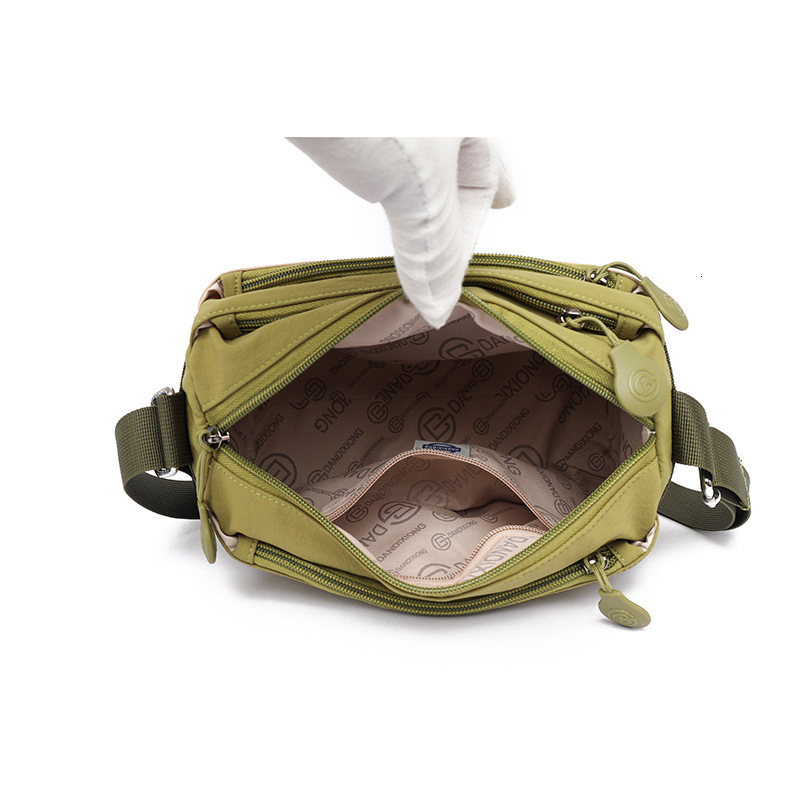 Casual Lightweight Nylon Pillow for Women 2025 New Simple Multi-Compartment Large Capacity Single Shoulder Crossbody Bag ddmymoon
