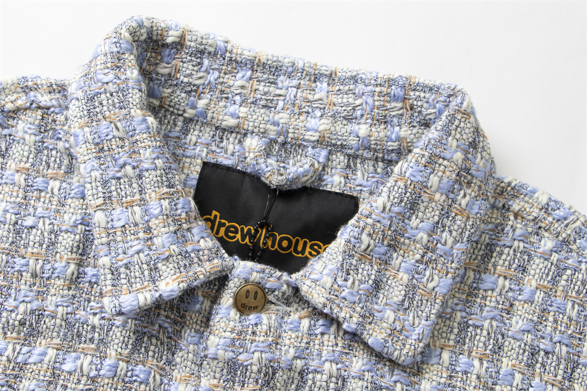 Drew House embroidery Men's Clothing high-end autumn and winter designer American retro print loose denim jacket