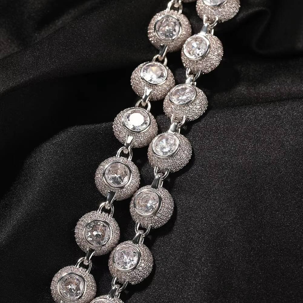 Premium Quality Cuban Link Chain Necklace Latest Design Hip Hop Style with Diamond Moissanite Gold Plated Silver for Men Women