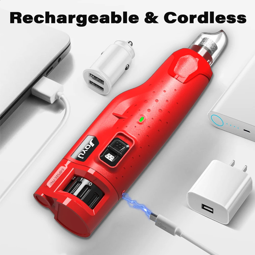 Dog Nail Grinder Dustproof with 2 LED Light - Super Quiet Powerful 6-Speed Nail Trimmer File for Small Medium Large Dogs dog acc 250805