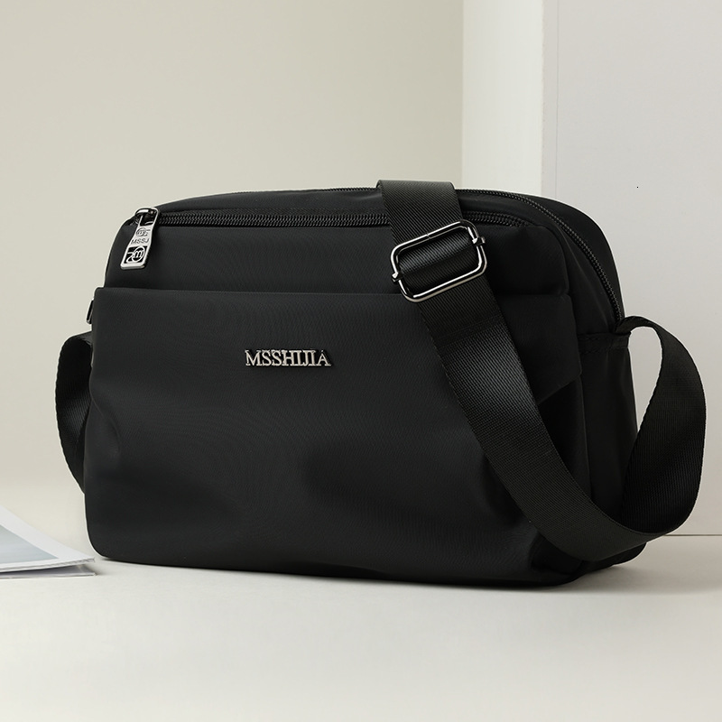 Lightweight Multi-layer Crossbody Casual Women's 2025 New Trendy Large Capacity Single Shoulder Waterproof Nylon Bag ddmymoon