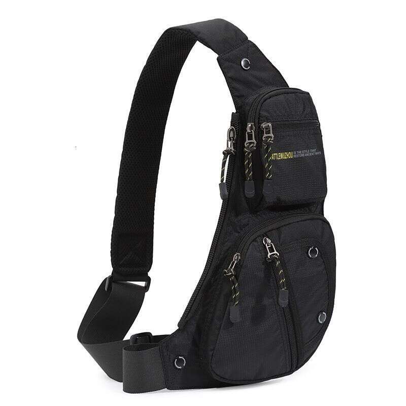 Men's Breast Cross-Border New Outdoor Trend Shoulder Multi-Functional Sports Simple Casual Fashion Messenger Bag