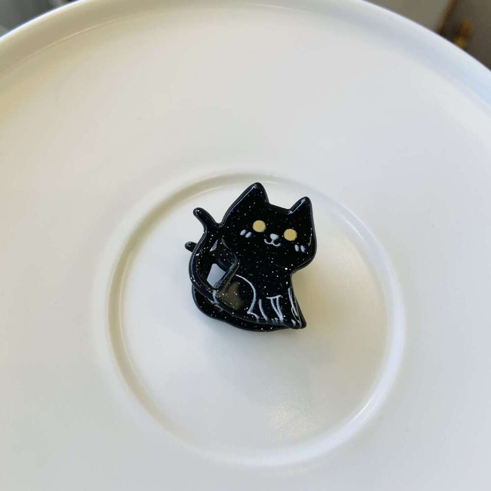 Korean New Halloween Ins High-end Acetate Small Bangs Broken Hair Claw Clip Pumpkin Ghost Hairpin