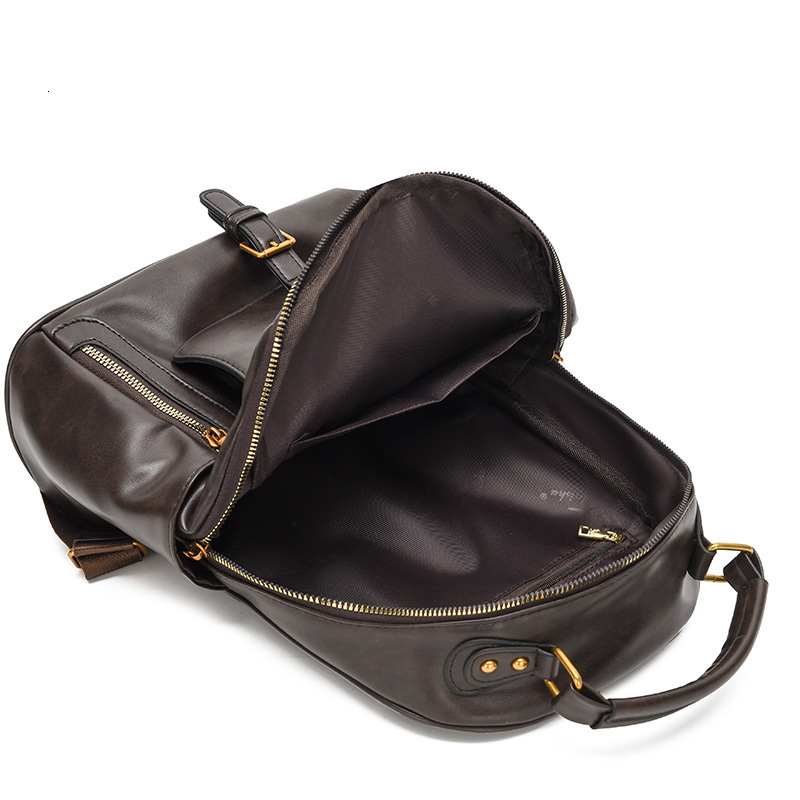 Soft Leather Backpack for Women, New Fashionable Commuter Large Capacity Backpack, Student School Bag Trendy ddmymoon