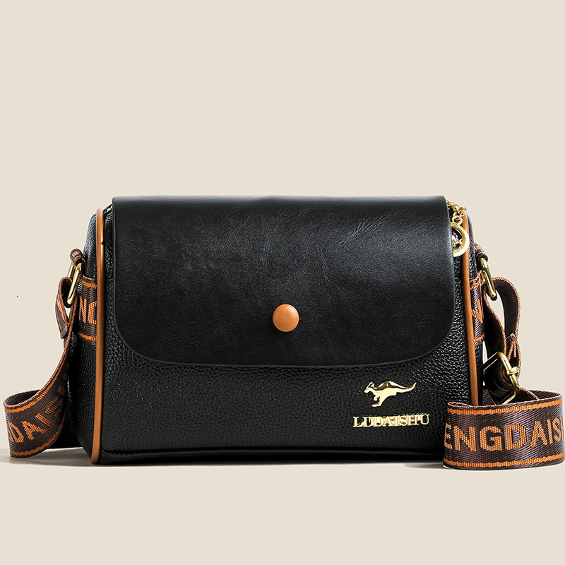 Soft Leather Cylinder High-End Pillow Women's New Simple Versatile Large Capacity Shoulder Crossbody Bag ddmymoon