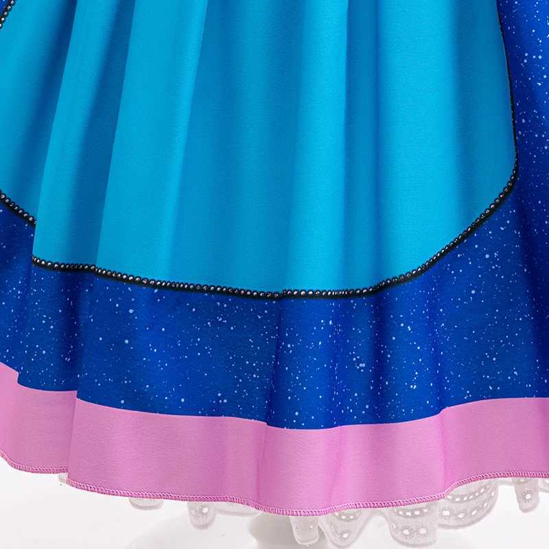 Girls Dress Cartoon Stitch Movie Same Dress Role Playing Costume Stage Performance Halloween Carnival Childrens Dress Up W250811