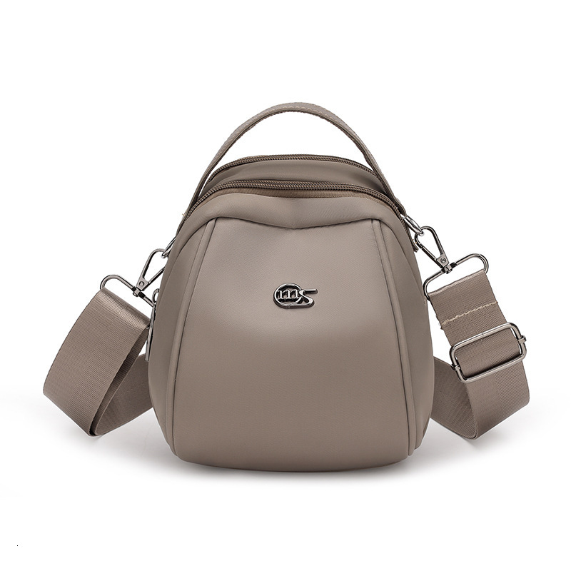Waterproof Nylon Cloth Crossbody for Women 2025 New Simple Casual Double Layer Large Capacity Shoulder Shell Bag ddmymoon