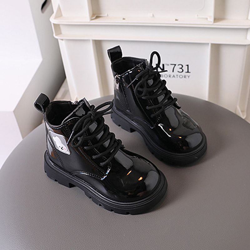 Kids Fashion Rabbit Boots Winter Autumn Soft Sole Zipper Cute Cartoon Design Short Girls Shoes Toddler Ankle Boots Sizes 21 - 30