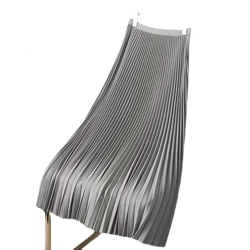 Women Summer Chiffon Midi Skirt Ruffles Vintage Big Large Plus Sizes Casual Elegant Party Fashion Loose Skirts 250811