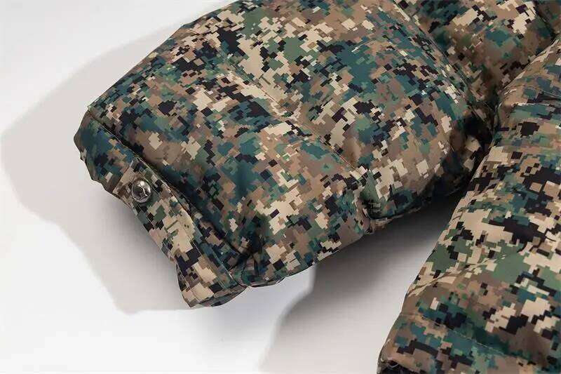 New 2025 Men THUG CLUB Digital Camouflage Puffers & Jackets / Down Coats Vest Cotton Thicken Warm Winter #C33