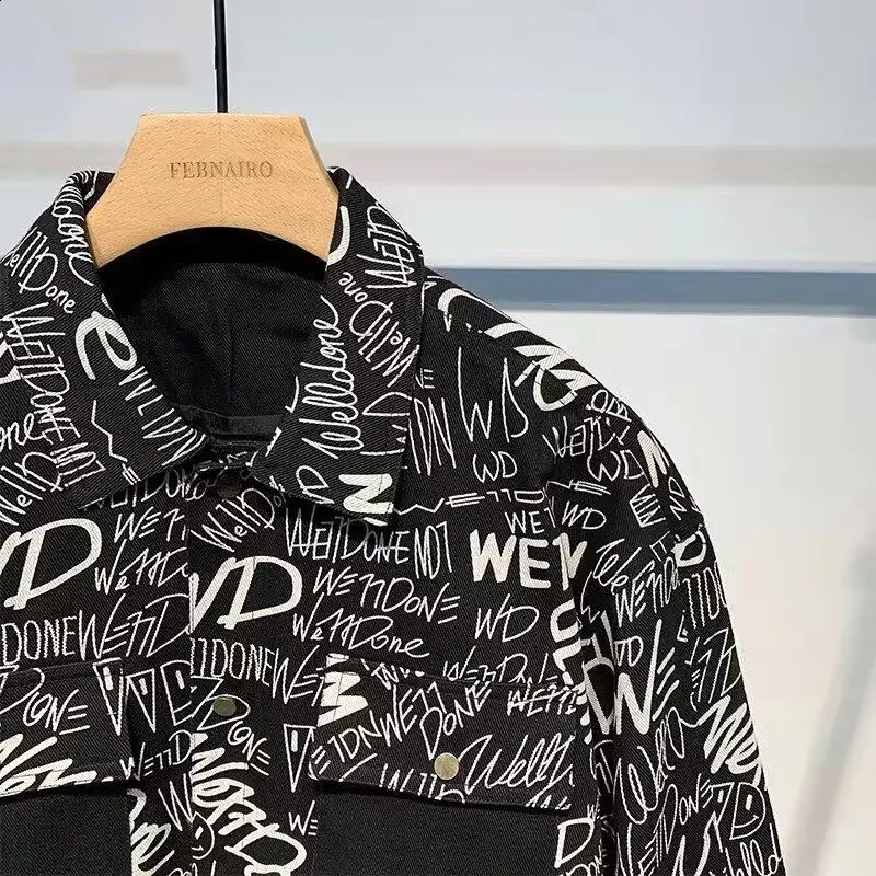 Trendy Mens Society Handsome Hong Kong Style Longsleeved Shirts Sleeve Floral 250804