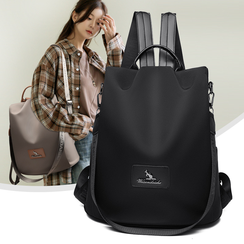 Multifunctional Lightweight Backpack for Women, New High-Quality Oxford Cloth Large Capacity Anti-Theft Backpack, Commuting Student School Bag ddmymoo
