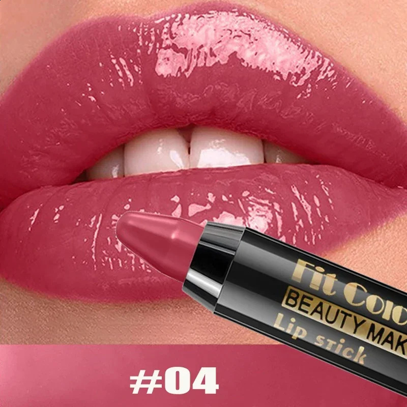 Crayon Lip Gloss Stick Velvet Long Lasting Non Stick Cup Lip Balm Waterproof Jelly Tint Lipstick Liner Pen Makeup 250809