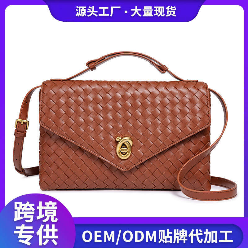 2025 Spring/Summer New Niche Design Women's BV Woven Clutch Evening Bag