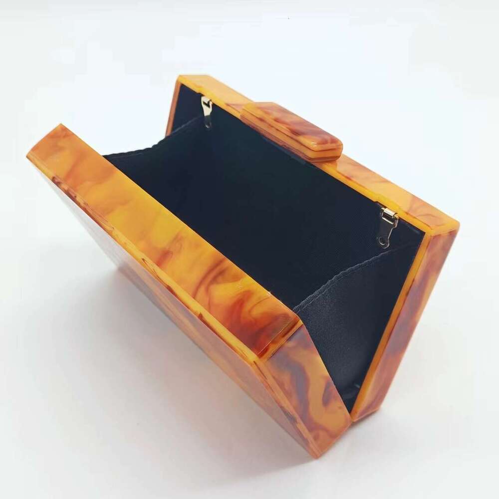 Hot Selling New Marble Pattern Acrylic Evening Clutch Shoulder Crossbody Wedding Fashion Women's Bag