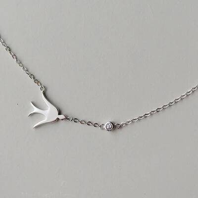 Sterling Sier swallow Necklaces & Pendants For Women High Quality Sterling-sier-jewelry