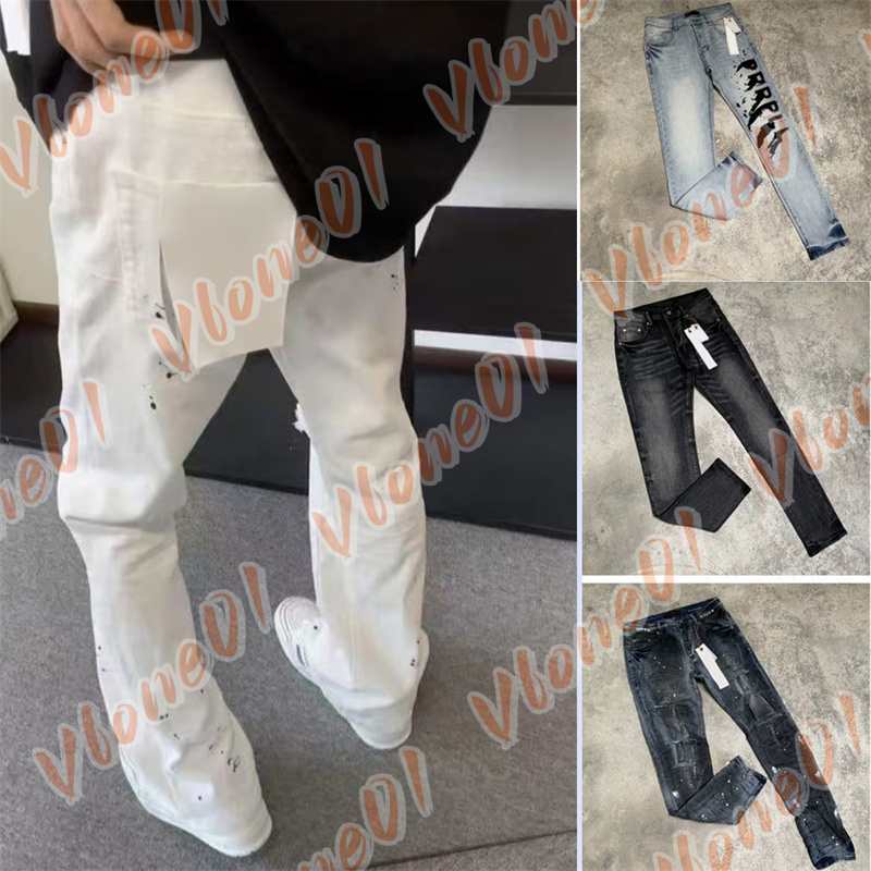 Mens Skinny Jeans Mens Designer Jeans Ripped Mens Jeans Denim Pants Man Slim Jeans Casual Hip Hop Zipper Trousers For Male Stretch Trouser Size 30-38