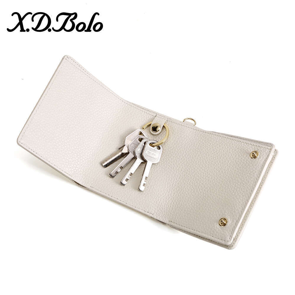 New Women's Short Japanese Style Multi-Functional Top Layer Cowhide Coin Purse Keychain Wallet designer wallet B5 B5