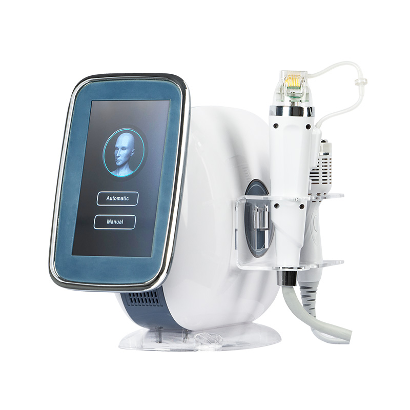 Gold Radio Frequency Microneedle Beauty Tool for Anti Aging Wrinkle Removal Whitening Lightening Spots Acne Marks Reducing Crow's Feet Stretch Ma