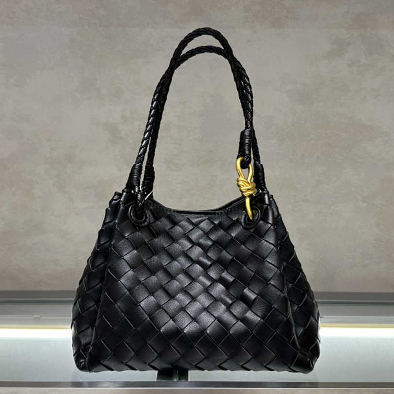 Andiamo parachute woven Mini Underarm handbag women saddle designer bag womens tote real leather shoulder bags Free shipping