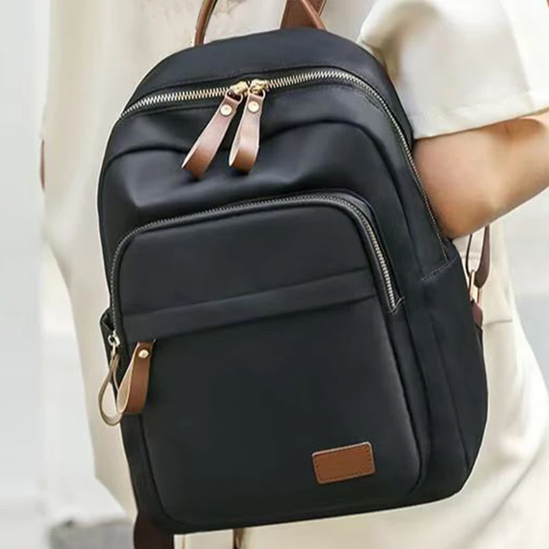 Neutral color backpack for men and women student with large capacity suitable travel as well 250811