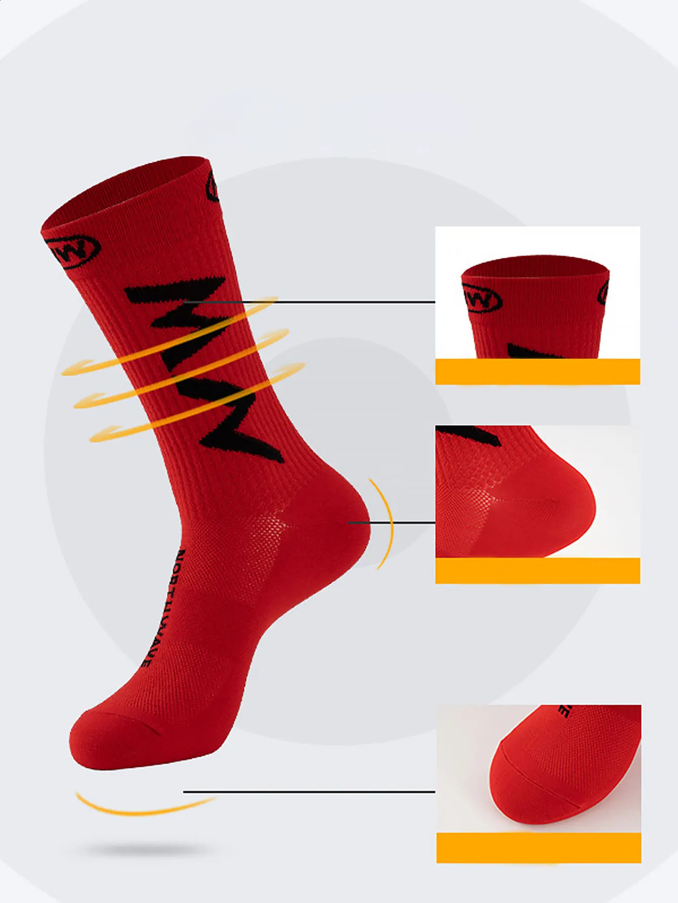 Outdoor running training cycling sports socks outdoor marathon football basketball 250805