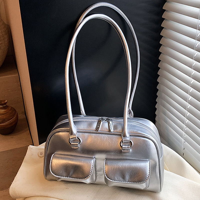 Niche Bowling Underarm for Women New Korean Fashion Large Capacity Commuter Shoulder Bag ddmymoon