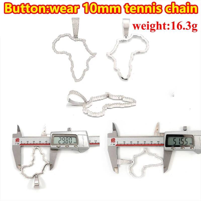 Mossanite Men Pendant Necklace 925 Silver D Color Rose Gold Moissanite Pendant For Women Hiphop Moissanite Necklace For Women