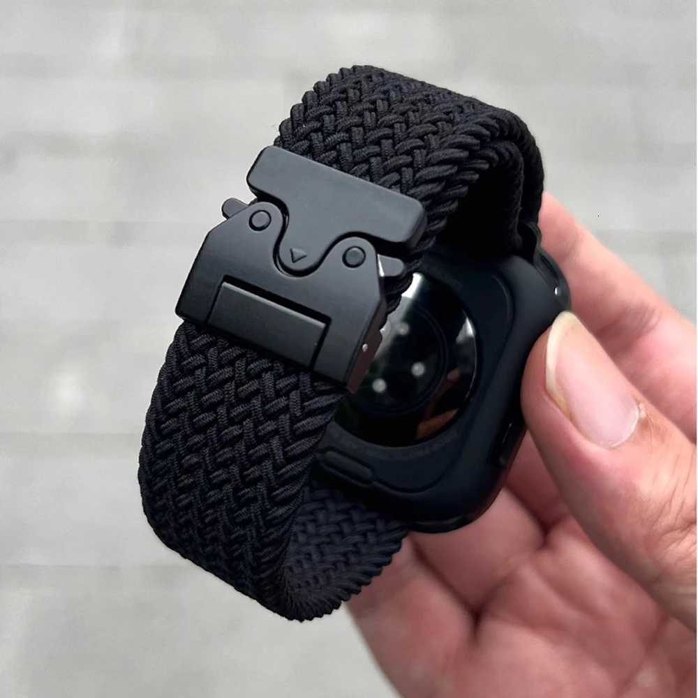 Parachute Straps for Apple Watch 10 Band 46mm 42mm 45mm Ultra 49mm 44mm 41mm Braided Bracelet Correa Iwatch Series 9 8 SE 5 6 7 W250811