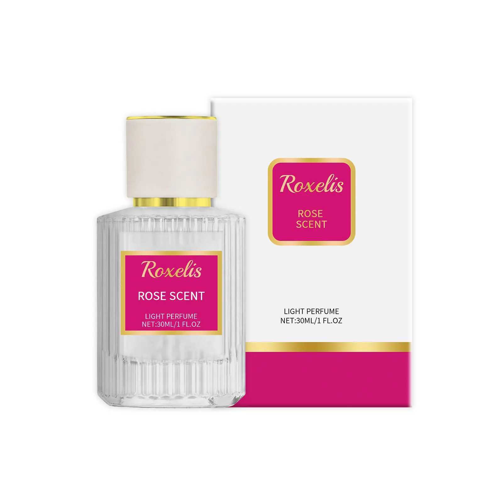 Roxelis 30ml Rose Scent Pheromone Perfume Lasting Fragrance Elegant Lady Gifts Fresh Body Coup Daily Dating Flirting Perfume XJ250811