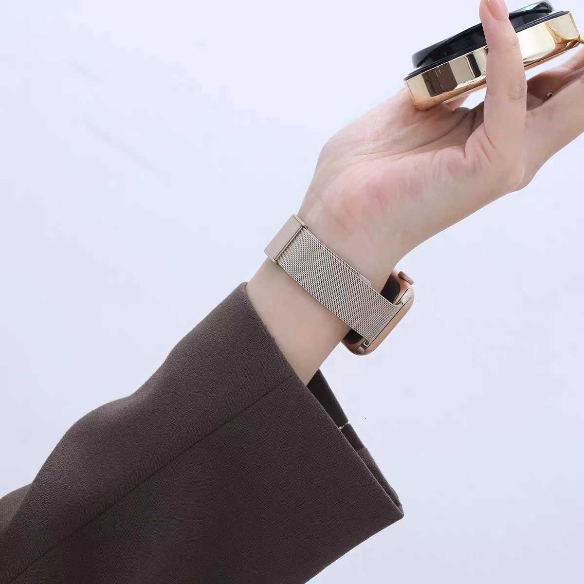 Milanese Strap for Apple Watch 44mm 40mm 45mm 41mm 46mm 42mm 38 49mm Metal Bracelet iWatch Series 10 Ultra 9 8 7 6 5 4 3 SE Band W250811