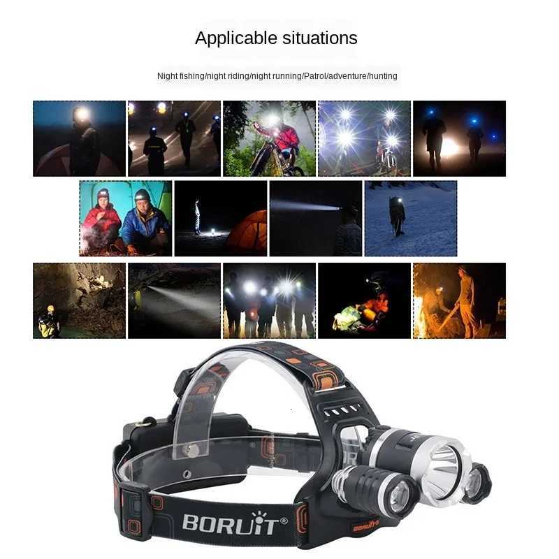 18650 Battery Rechargeable Super Bright d lamp Fishing light Outdoor Hunting Cam Waterproof Light XJ250811