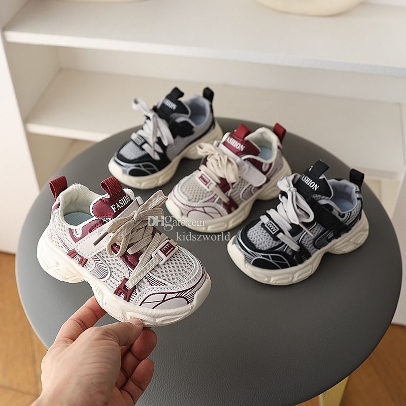 Girl Sports Shoes 2025 New Style Soft Sole Toddler's Casual Shoes Cutefeet Fashionable Breathable Shoes for Kids Boy Size 21- 30 C0647