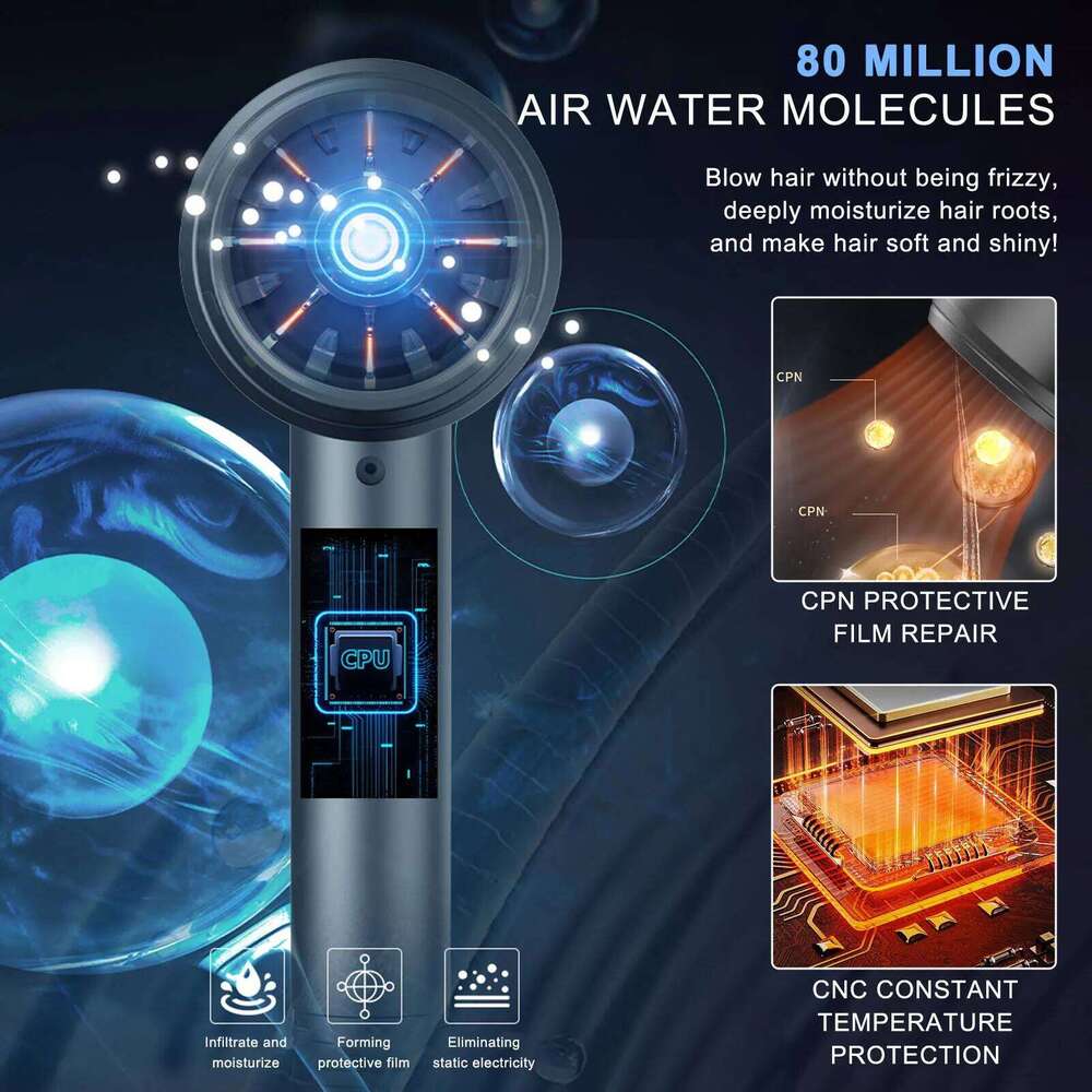 New High-Speed 800W High-Power Negative Ion Ultra Silent Recommended Professional Dryer For Home Hair Salons