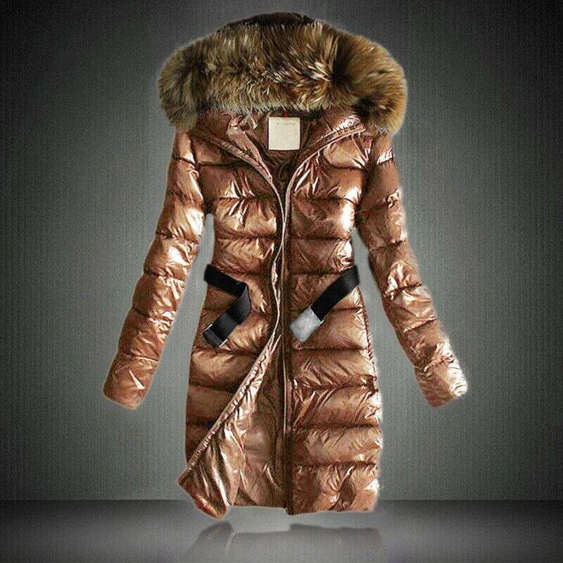 Women's Clothing Down-Padded Jackets, Mid-Length Women's Cotton-Padded Jackets In Stock