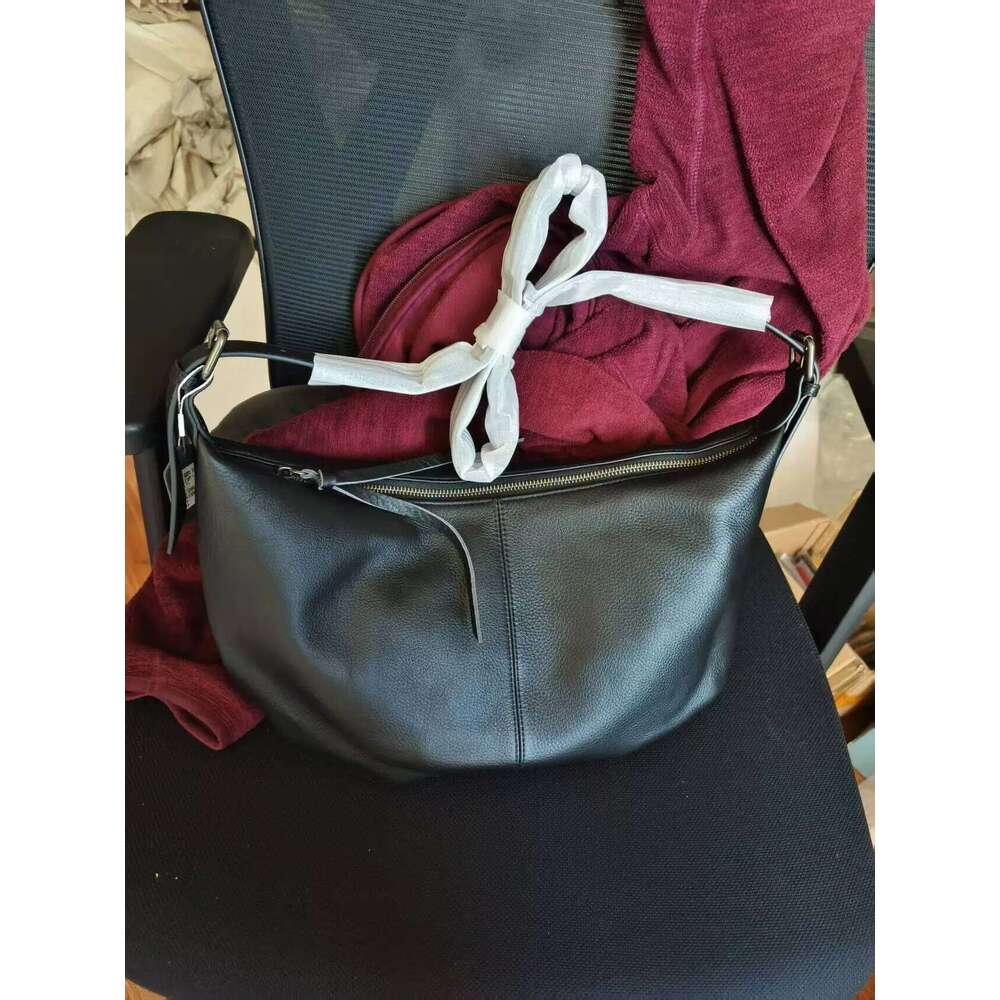 New Casual Style 100% Natural Cow Leather Women Hobo Tote Grey Color Cowskin Female Shoulder Bag Durable Soft Handabg