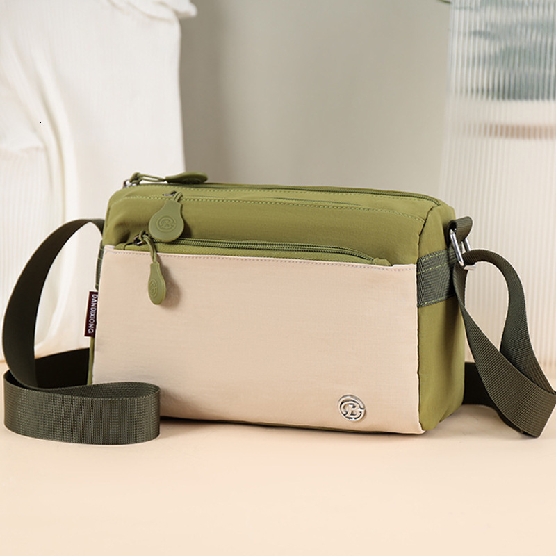 Casual Lightweight Nylon Pillow for Women 2025 New Simple Multi-Compartment Large Capacity Single Shoulder Crossbody Bag ddmymoon