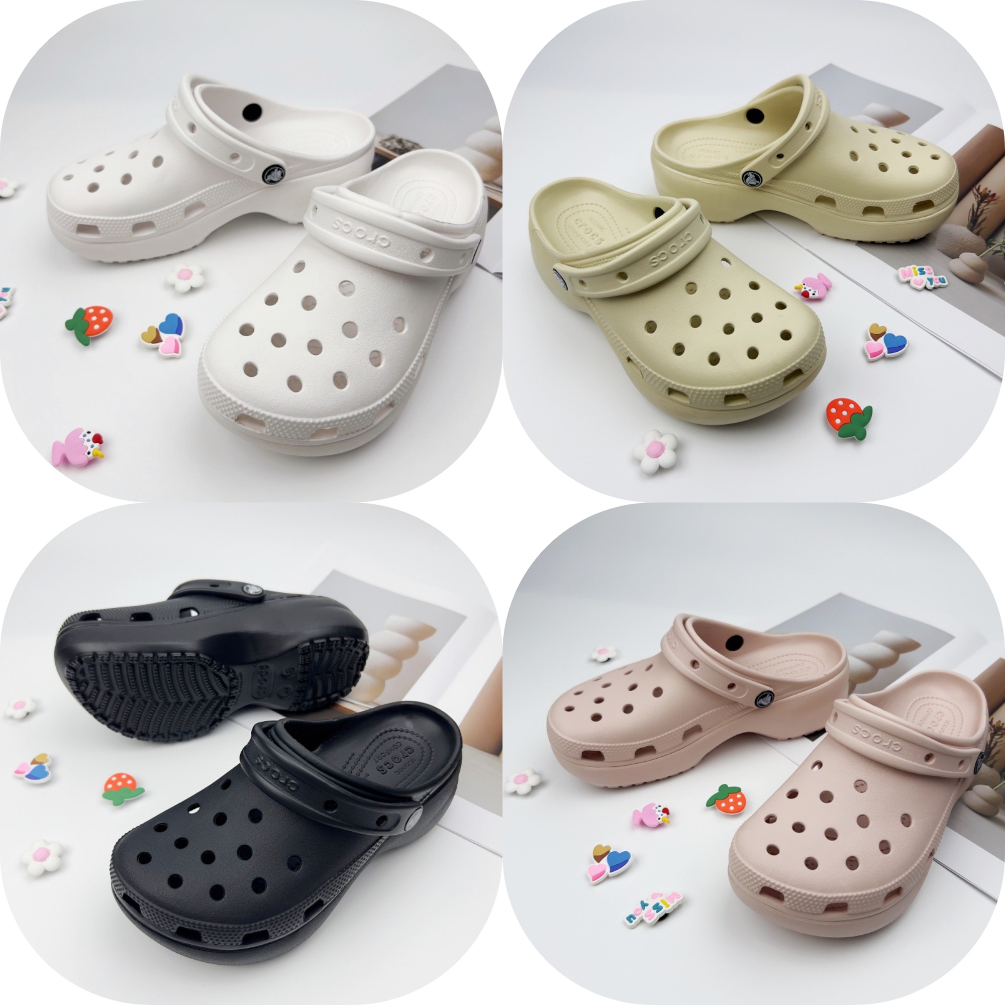 Slippers 2025 Breathable Soft Women Cloud Hole Outdoor Anti- Skid Thickened Bottom Soled Beach Sandals Adult Unisex Shoes