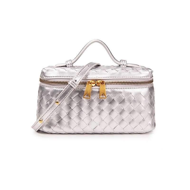 Fashion Trend Lunch Box Handmade New Zipper Bag Trendy Crossbody Square Handbag