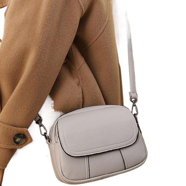 2025 New Fashionable Versatile Soft Leather for Women, Multi-layer Pocket Crossbody Bag, Practical and Super Popular Small Bag