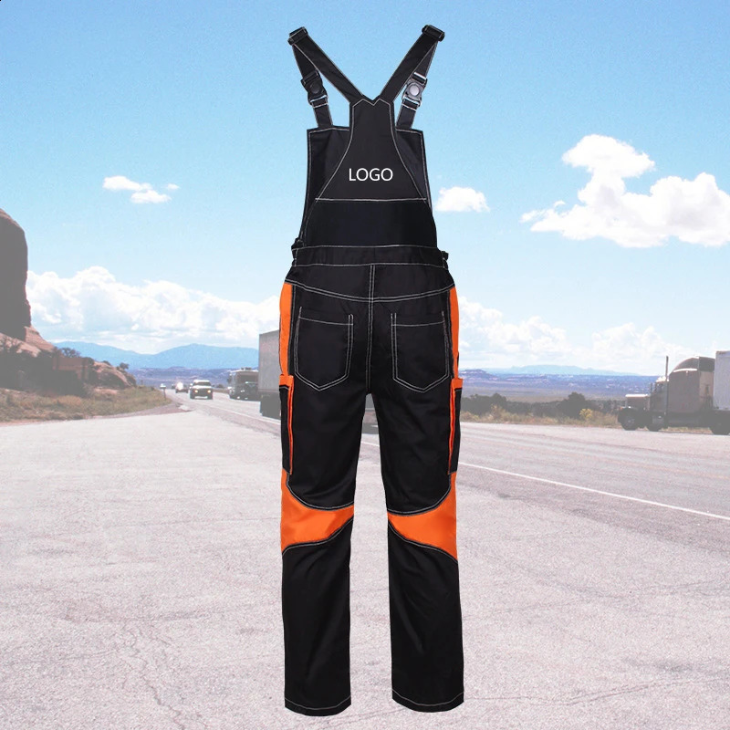 Bib Overall Worker Clothing Sleeveless Pants Protective Overalls Strap Jumpsuits Automotive Uniform 250729