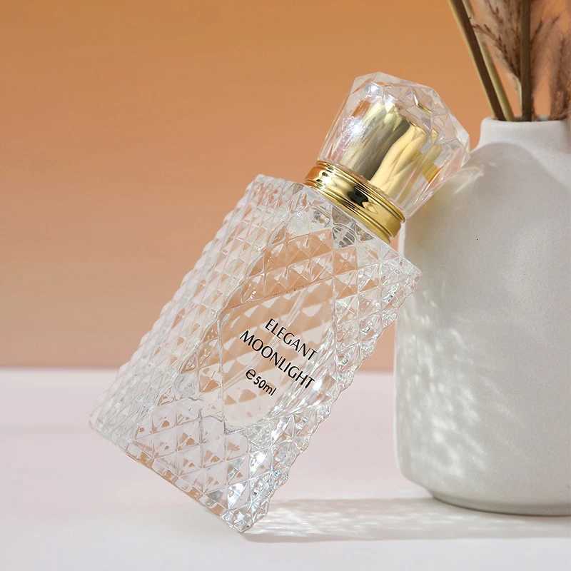 Moonlight Elegant Perfume Platinum Ladies Diamond Fragrance Lasting Freesia Fragrance Charm Vanilla Pheromone 50ml Glass Bottle XJ250811
