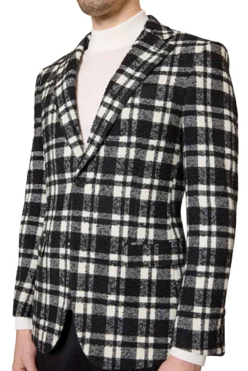 Stylish Striped Suit 2-piece Jacket and Pants Handsome Men Single Breasted Wedding Business Groom's Tuxedos Customized