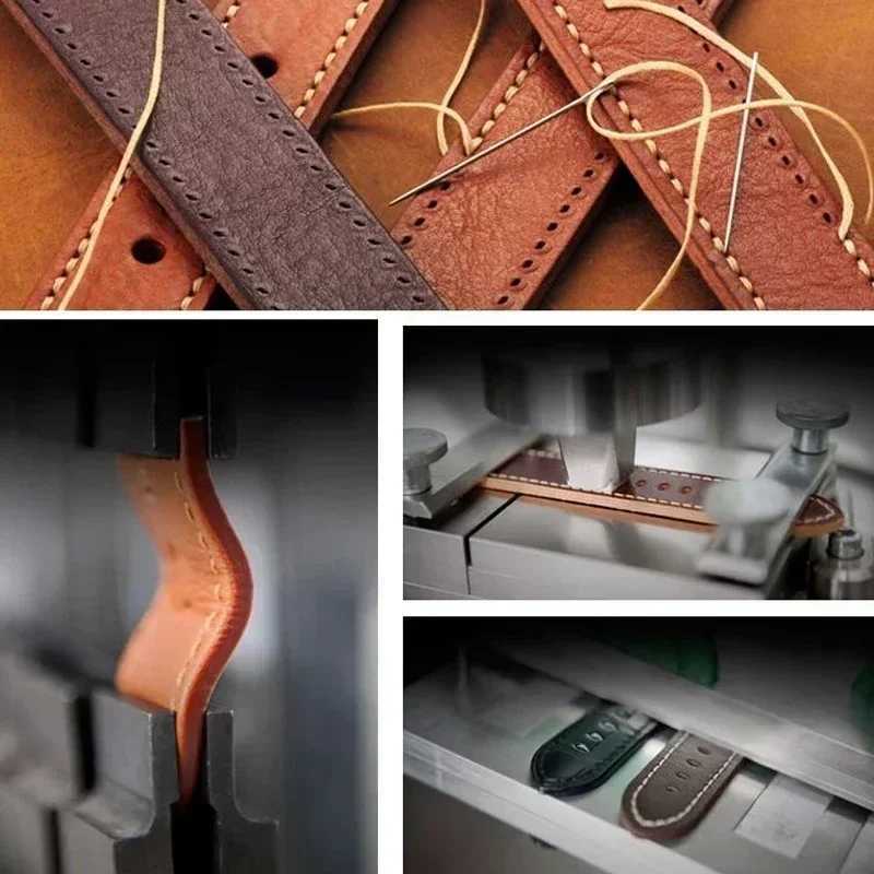 20mm 22mm Watch Band Quick Release Leather Strap for Samsung Galaxy Watch 3 Active2 40 44mm Huawei Watch GT 2 WatchBand 18 24mm W250811