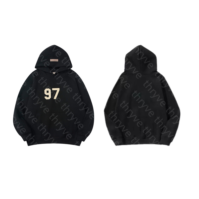 Designer for Men | Classic Letter Print Long Sleeve Hoodie - Casual Graphic Style