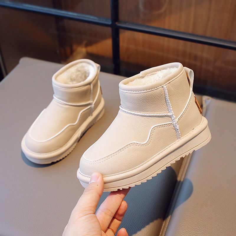 Kids Boots Children Boys Thick Cotton Warm Winter Boots Cutefeet Girls Toddler Plush Waterproof Snow Boots Sizes US9C-US5Y 000193