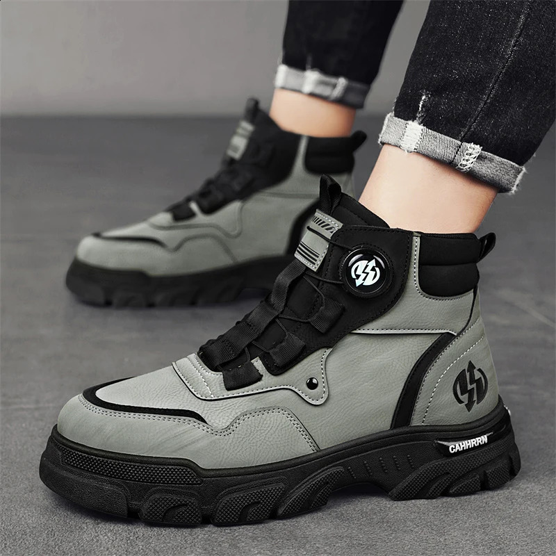 CYYTL Boots Winter Mens Shoes Casual Cowboy Combat Tactical Motorcycle Chelsea Ankle Work Leather Outdoor er Hiking 250805