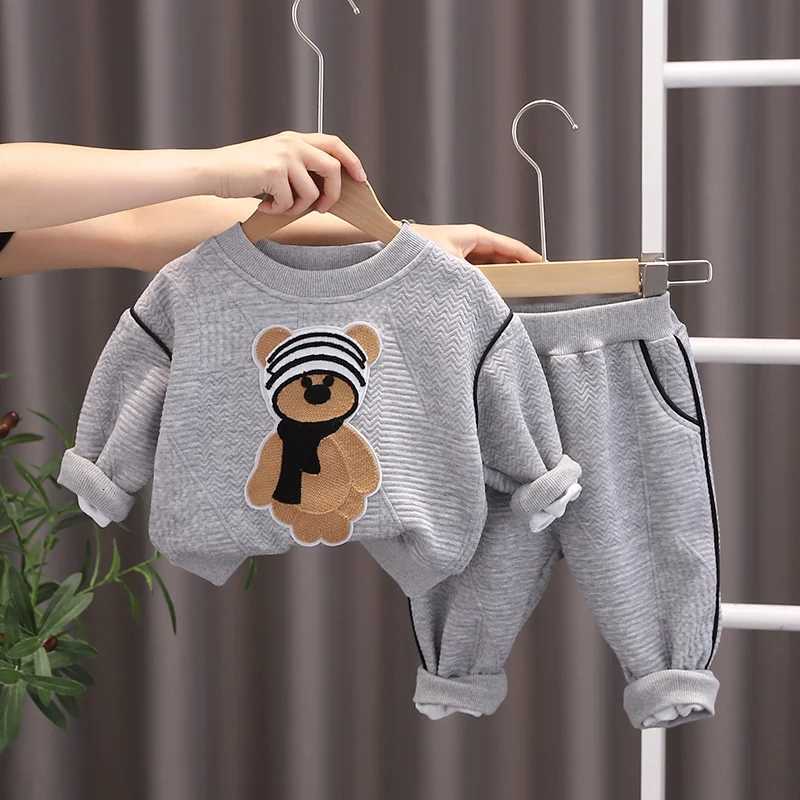 New Autumn Fashion Baby Clothes For Boys Children Girls T-Shirt Pants 2Pcs/Sets Toddler Casual Cotton Outfits Kids Tracksuits Z250811