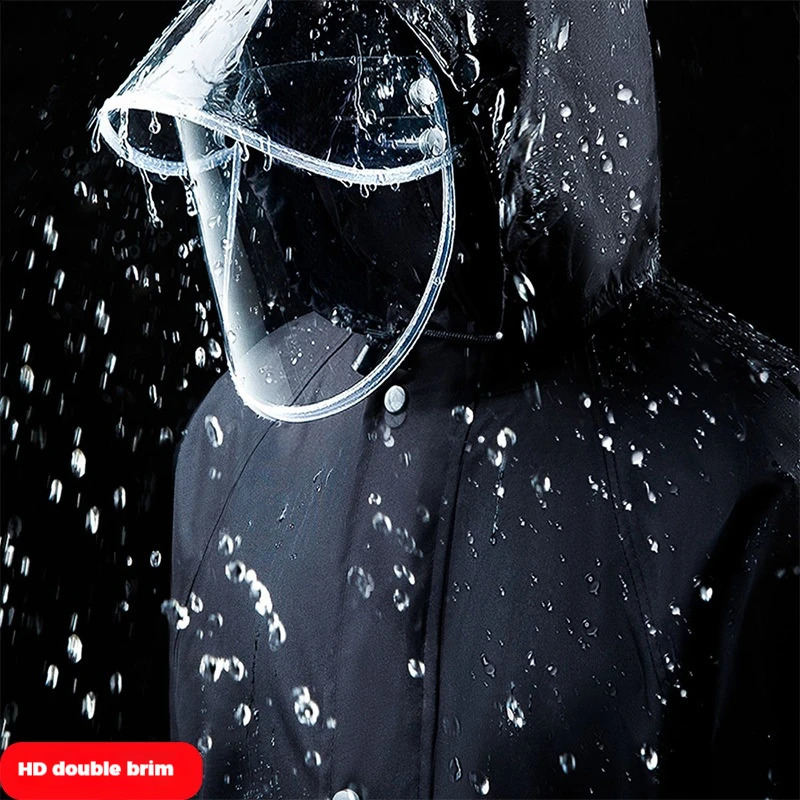 Raincoat and Rainpants Suit Full Body Rainstorm Prevention Electric Bicycle Motorcycle Takeaway Riding Reflective Split Raincoat 250809CJ